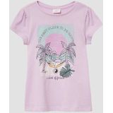 s.Oliver - T-Shirt - A-vorm - Katoenen Jersey - Glitterprint