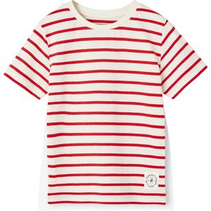 Vertbaudet - Gestreept - T-shirt - Marine - Katoen