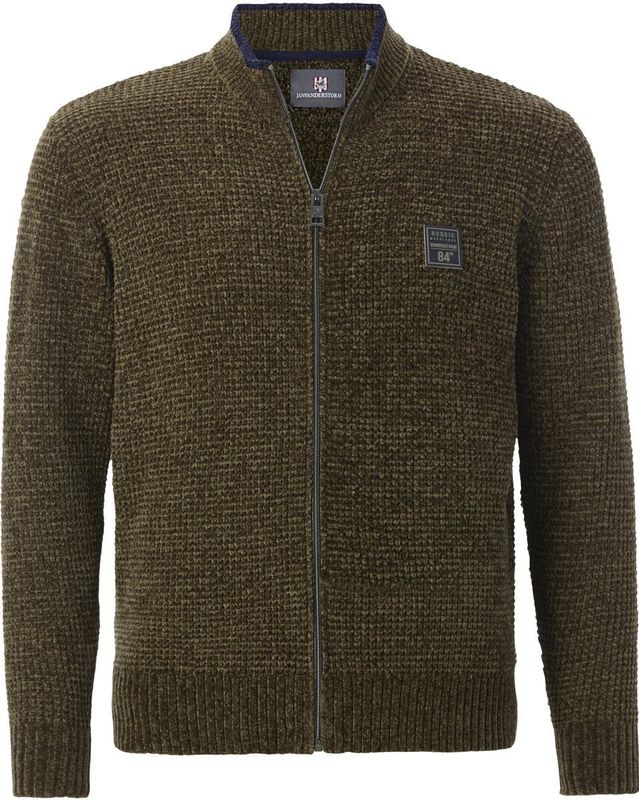 Jan Vanderstorm - EIRBERG - Vest - Olijf - Herenmode in Grote Maten