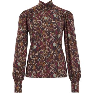 WE Fashion Blouse  gemengde kleuren / rood