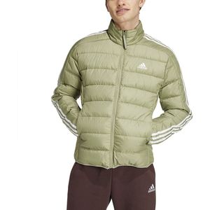 adidas - Essentials 3 Stripes Light Down Jas - Groen - Man