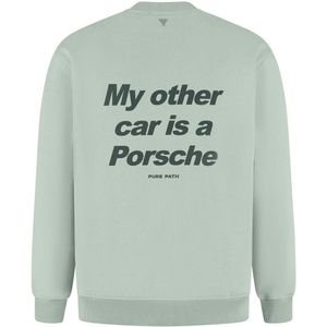 Pure Path, Heren, Sweatshirts & Hoodies, Groen, Maat: XS