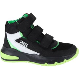 Track Style - 324849-589W2 - Klittenbandboots - Zwart - Leer