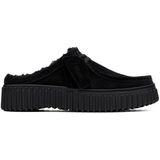 Clarks - Torhill - Muiltjes - Zwart - Leer - Plat - Casual