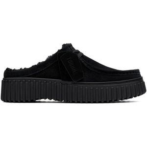 Clarks - Torhill - Muiltjes - Zwart - Leer - Plat - Casual