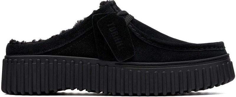 Clarks - Torhill - Muiltjes - Zwart - Leer - Plat - Casual