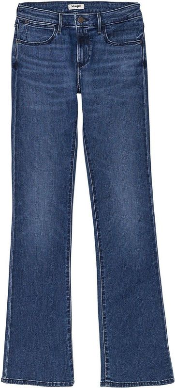 Wrangler 5 Pocket Bootcut Spijkerbroek Blauw 30 / 30 Vrouw