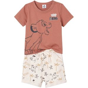 Baby-Set: T-Shirt & Shorts Disney KÖNIG DER LÖWEN roest