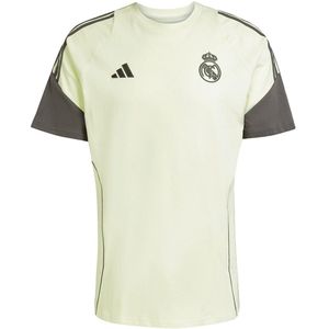 adidas - Real Madrid Tiro 24 - Sweat T-shirt - Beige - Korte Mouwen
