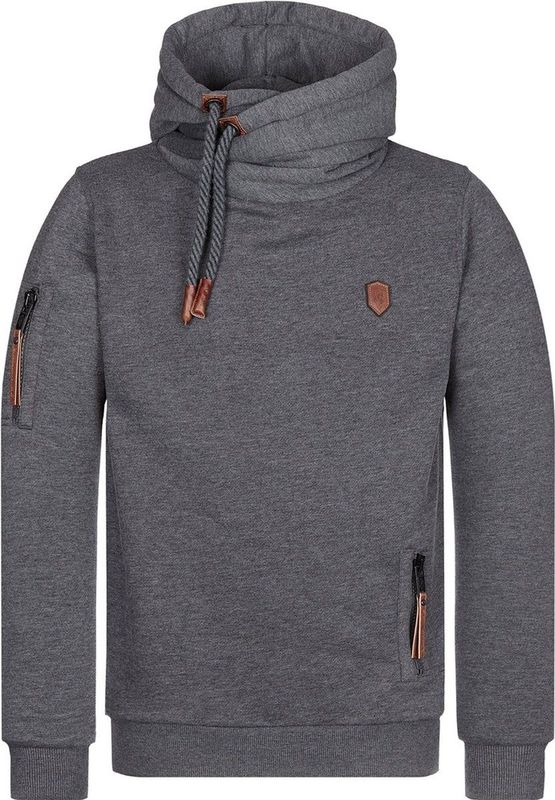 Naketano - Hoodie Pimp - Anthracite Melange - Hoodie