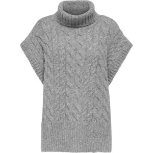 Only - Onlida Life Sl Rollneck - Gebreide Trui - Lichtgrijs Melange