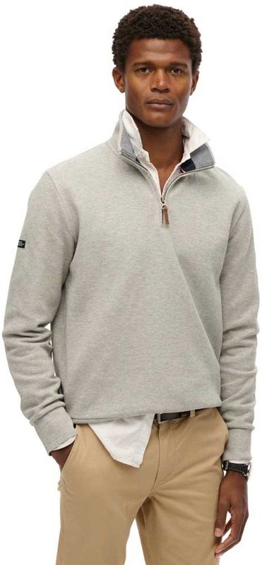 Superdry Core Pique Henley Half Rits Trui