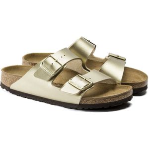 Birkenstock - Arizona - Slippers - Gold - Birko-Flor® Materiaal