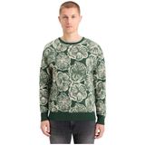 Scotch & Soda - Jacquard Trui - Heren - Regular Fit - 100% Merinowol
