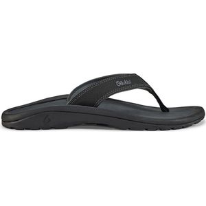 Olukai Ohana Heren Slipper Black/Dark Shadow 40