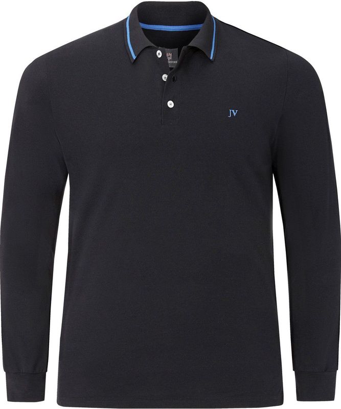 Poloshirt - Zwart - ELLIS - Lange Mouwen