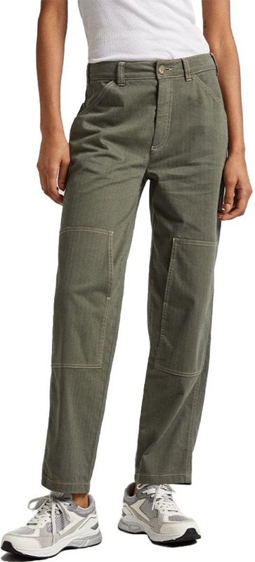 Pepe Jeans - Betsy - Damesbroek - Katoen - Stretch - Visgraat