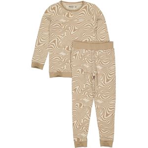 Quapi unisex pyjama Puck aop Off White Swirl maat 62