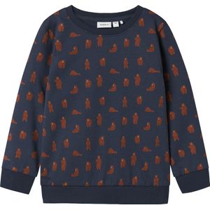 Sweatshirt - Regular Fit - All-over Print - Lange Mouwen - Ronde Hals