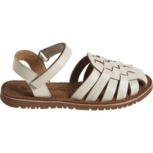 Sandalen - Ecru - Kleuterschool - Leer - Klittenband