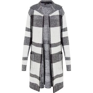 myMo ROCKS Gebreid vest ''  grijs / antraciet / wit