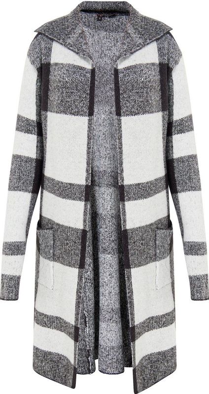 myMo ROCKS Gebreid vest ''  grijs / antraciet / wit