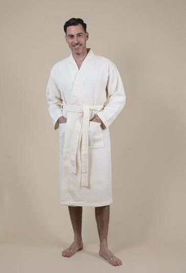 CozyLion Sauna badjas wafelstof dames & heren |