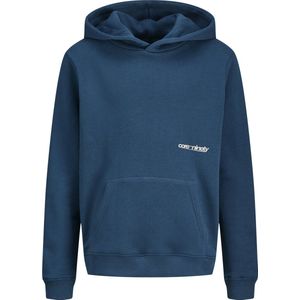 JACK&JONES - JCOGRID SWEAT HOOD JNR - Jongens - Hoodie - Lange Mouwen - Relaxed Fit