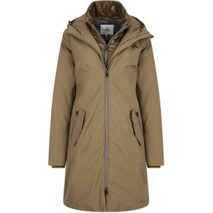 Hv Society - Functional Parka Hvssilva - Dark Oil Green - Dames