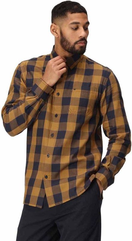 Regatta - Lance Overhemd - Geruit - Katoen - 2 Borstzakken