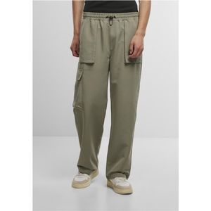 Urban Classics - Technical Ripstop Cargo Cargobroek - S - Olijfgroen