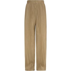 Usha - WHITE LABEL - Broek - Olijfgroen - Wide Leg - High Waist