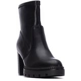 Xti - 14452501-NEGRO - Enkellaarsjes - Zwart - Hakhoogte 5 tot 8 cm - Ritssluiting - Casual