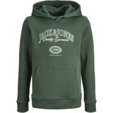 Jack & Jones - JJARI BRANDING SWEAT HOOD JNR - Hoodie - Sycamore