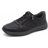 Hirsch - 199 - Casual Schoenen - Schwarz - Leer