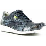 Durea - 6187 - Veterschoenen - Zwart - Leer