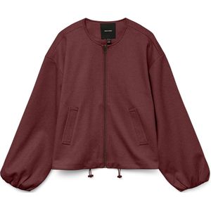 Vero Moda - Vmtilika Ls Brushed Jacket - Jas - Syrah/melange - Dames