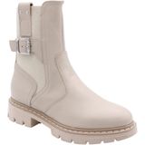 Nero Giardini - Enkellaarsjes - Beige - Glad Leer - Blokhak