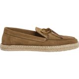 Altea - Moderne Espadrilles - Suède - Zwart - Leer