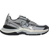 Emporio Armani - Ea7 - Sportschoenen - Grijs - Dames - Leer