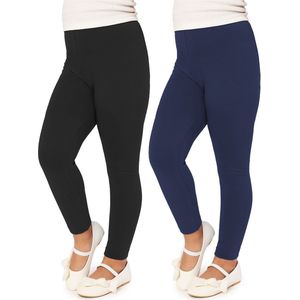 Merry Style - MS-MS10-130-LE-2P - Leggings - Zwart / Navy blauw - 2 Pack