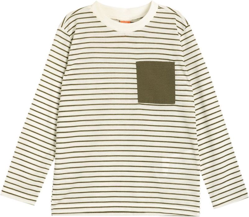 Koton - T-SHIRT LS - Gestreept T-shirt - Lange Mouwen - Ronde Hals