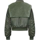 Only Kogemmy Nylon Fleece Mix Bomber Cp Otw Meisjes Bomberjack