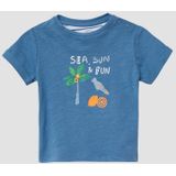 T-shirt - Katoen - Print - Korte Mouwen - Normale Pasvorm