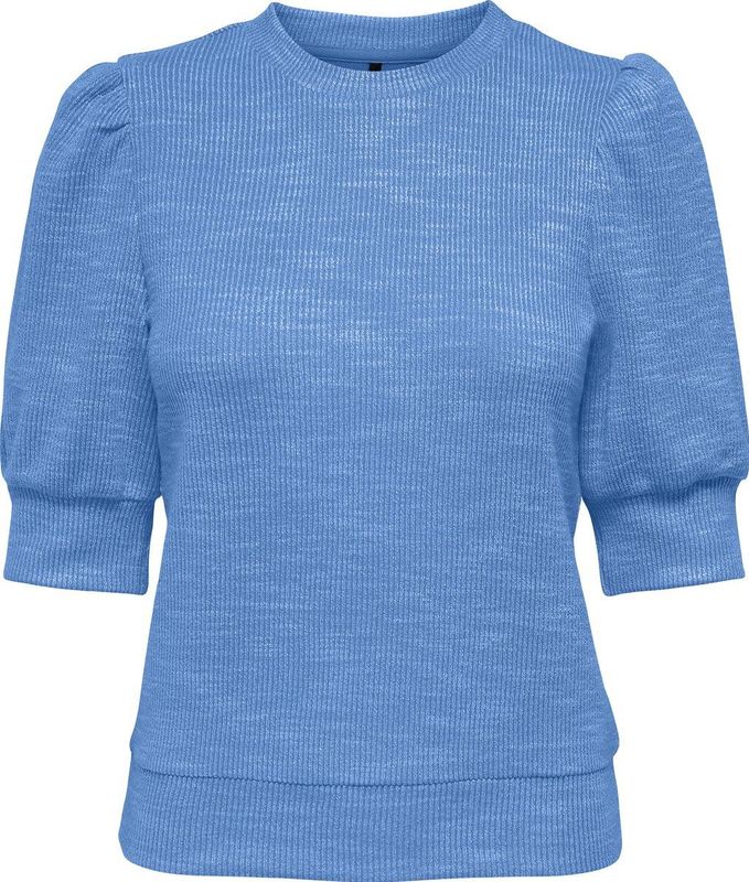 T-shirt - Blauw - 70% Polyester - 25% Viscose - 5% Elastaan