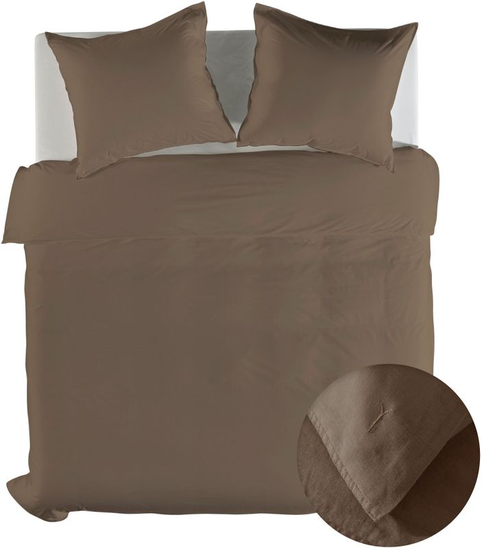 Dekbedovertrek - Grijs - Katoen - 2 Persoons