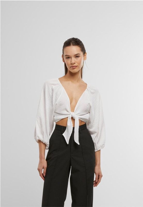 Urban Classics - Structured - Blouse - Zwart