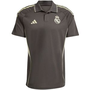 adidas - Real Madrid Polo 2025-2026 - Grijs Lichtgroen - Sportshirt