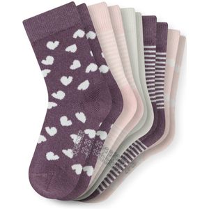 SCHIESSER Sokken 'Rainbow'  ecru / lila / rosa / wit