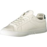 Tommy Hilfiger - Sneakers - Wit - Leren - Met Groene Accenten